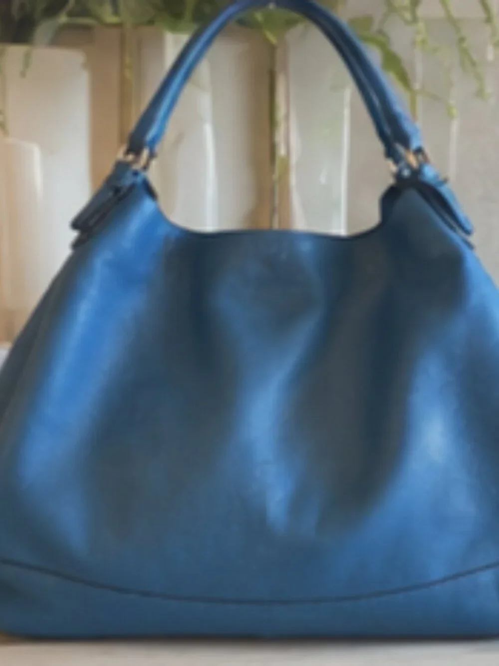 Coach Edi Horse & Carriage Embossed Leather Shoulder Bag